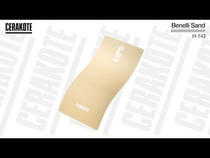 Cerakote H-143 Benelli Sand YouTube Color Sample