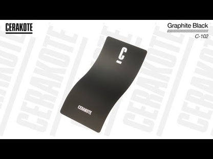Cerakote C-102 Graphite Black High Temp 1000°C Coating YouTube Color Sample