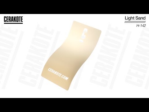 Cerakote H-142 Light Sand YouTube Color Sample