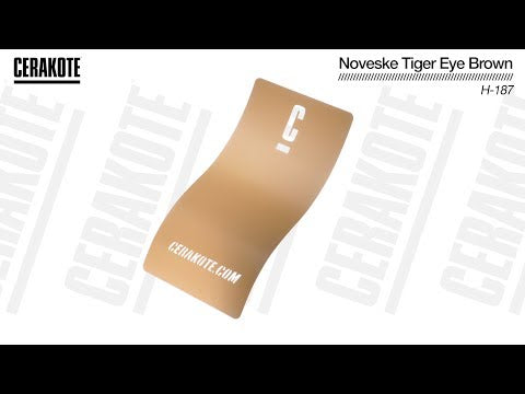 Cerakote H-187 Noveske Tiger Eye Brown YouTube Color Sample