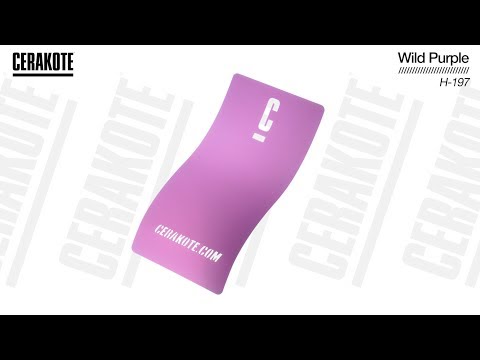 Cerakote H-197 Wild Purple YouTube Color Sample