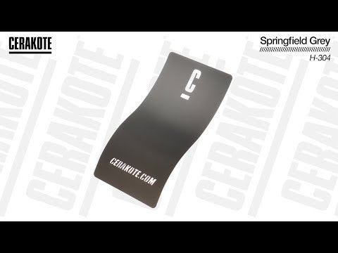 Cerakote H-304 Springfield® Grey YouTube Color Sample