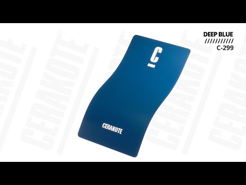 Cerakote C-299 Deep Blue High Temp Ceramic Coating YouTube Color Sample