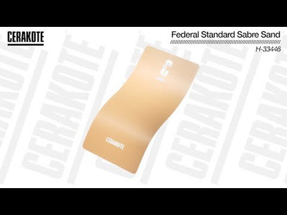 Cerakote H-33446 FS Sabre Sand YouTube Color Sample