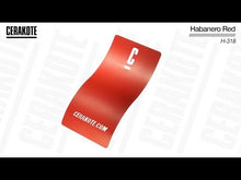Cerakote H-318 Habanero Red YouTube Color Sample