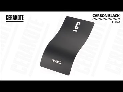 Cerakote F-102 Carbon Black YouTube Sample