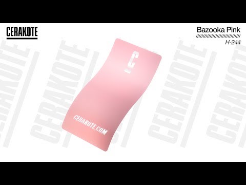 Cerakote H-244 Bazooka Pink YouTube Color Sample