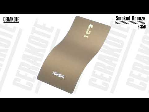 Cerakote H-359 Smoked Bronze YouTube Color Sample