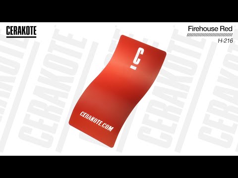 Cerakote H-216 Firehouse Red YouTube Color Sample