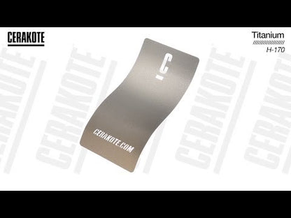 Cerakote H-170 Titanium YouTube Color Sample