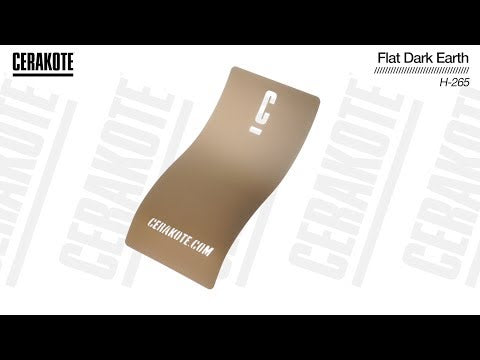 Cerakote H-265 Flat Dark Earth (FDE) YouTube Color Sample