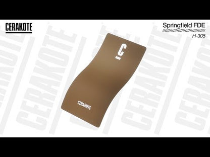 Cerakote H-305 Springfield® Flat Dark Earth (FDE) YouTube Color Sample