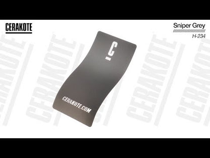 Cerakote H-234 Sniper Grey YouTube Color Sample
