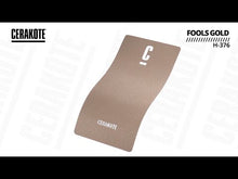 Cerakote H-376 Fools Gold YouTube Color Sample
