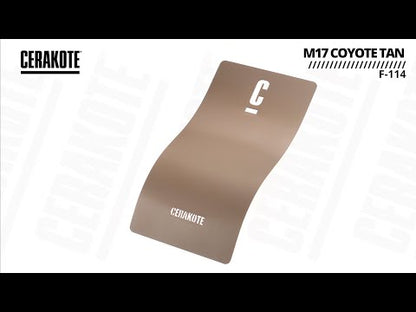 Cerakote F-114 M17 Coyote Tan YouTube Sample