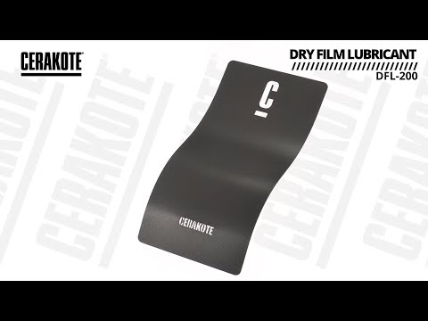 Cerakote DFL-200 Dry Film Lubricant YouTube Color Sample