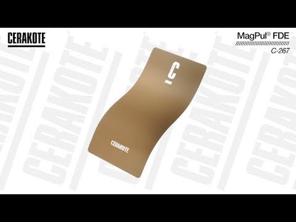 Cerakote C-267 MagPul® Flat Dark Earth (FDE) Ceramic Coating YouTube Color Sample