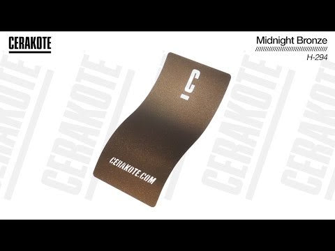 Cerakote H-294 Midnight Bronze YouTube Color Sample