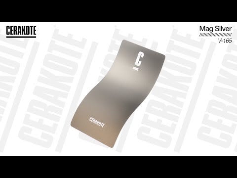 Cerakote V-165 Mag Silver YouTube Color Sample