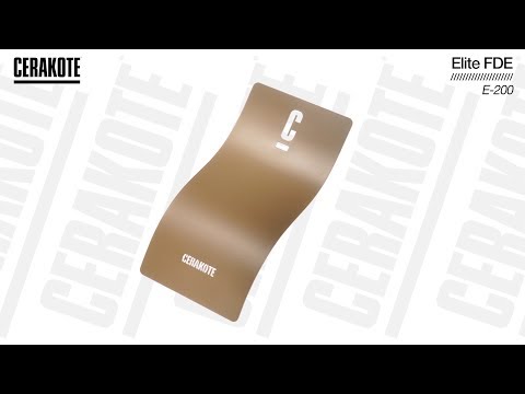 Cerakote E-200 Flat Dark Earth (FDE) YouTube Color Sample