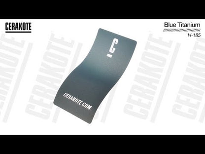 Cerakote H-185 Blue Titanium YouTube Color Sample