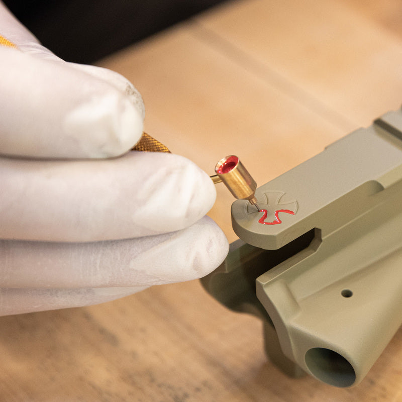 Cerakote Farbfüllstift Example